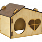 Лори Домик для крыс деревянный, 16х11х12 см (2082990)