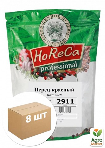 Перец красный (молотый) Чили ТМ "HoReCa" 1000г упаковка 8шт