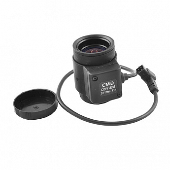 Вариофокальный объектив CCTV 1/3 PT02812 2.8mm-12mm F1.4 Automatic Iris - фото 4