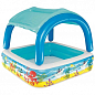 Дитячий надувний басейн з навісом 140х140х114 см ТМ "Bestway" (52192)