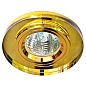 Встраиваемый светильник Feron 8060-2 желтый золото (20086)