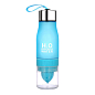 Бутылка для воды и напитков H2O Water Bottle с соковыжималкой 650 мл голубая SKL11-187054 купить