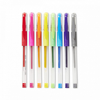 Набір ароматних гелевих ручок - МЕРЕХТЛИВІ КОЛЬОРИ (8 кольорів) - фото 2