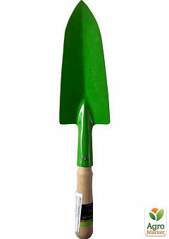 Совок посадковий вузький з дерев'яною ручкою ТМ "СІБРТЕХ" 626121