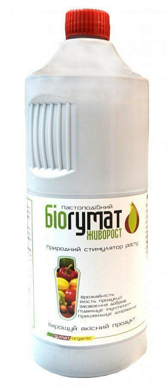 Стимулятор росту пастоподібна біогумат "Живора" 1л