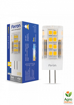 Светодиодная лампа Feron LB-423 4W 230V G4 2700K (25774)2