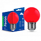 Світлодіодна лампа LB-37 G45 230V 1W E27 червона (01895)
