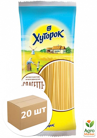 Макаронные изделия "Спагетти" ТМ "Хуторок"  450г упаковка 20 шт