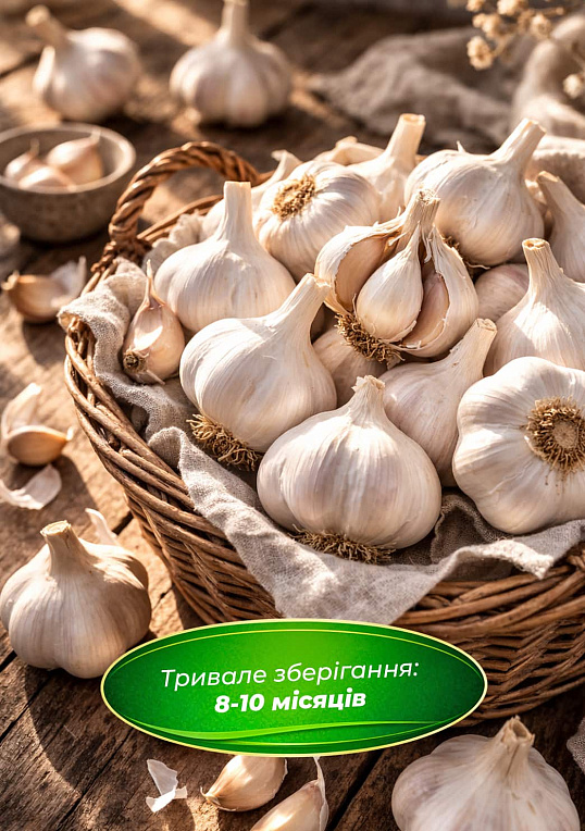 Ексклюзив! Часник посадковий (головка) "Ірен" 0.5кг - фото 4