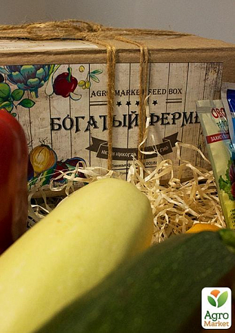 Смарт-набір овочів "Жовта грядка" "Багатий фермер" (в коробці) ТМ "Весна" 15уп - фото 3
