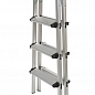 Лестница алюминиевая двухсторонняя Кентавр 4Д цена