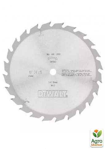 Диск пильный DeWALT, EXTREME WORKSHOP, 305 х 30 мм, 36 z (АТВ), - 5 градусов DT4330 ТМ DeWALT