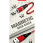 Магнитный зарядка кабель для зарядки USB 3 в 1 для Android, Iphone, Type C Magnetic USB Cable Black