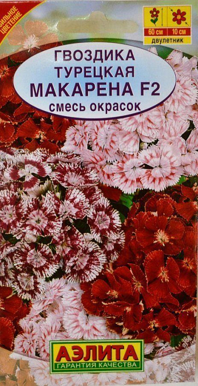 Гвоздика "Макарена F2" суміш ТМ "Аеліта" 0.2г