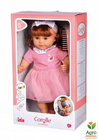 Кукла Эмбер, открывающая глаза, с ароматом ванили, со щеткой для волос, высота 36 см, 3+ Corolle - фото 3