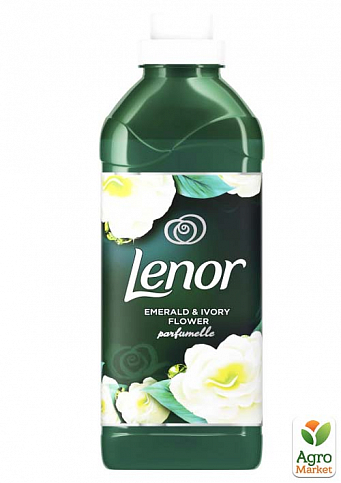 LENOR Концентрированный Кондиционер для белья Изумруд и цветок айвори 1080мл