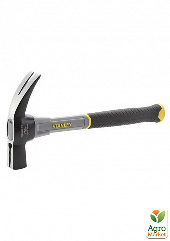 Молоток STANLEY "Fiberglass Coffreur Hammer", вага головки 750 г, ручка зі склопластику. STHT0-54123 ТМ STANLEY