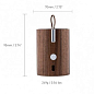 Портативный Bluetooth-динамик со встроенным светильником Gingko Drum, дерево орех (G020WT) цена