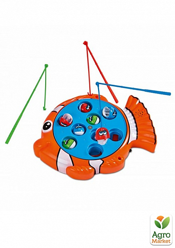 Игра "Искушенный рыболов" 3 удочки, 9 рыб, 25,5 х 19 см, 3+ Noris