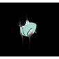 Курточка для собак AiryVest Lumi двостороння, світиться в темряві, розмір M 45, салатово-помаранчева (2253)