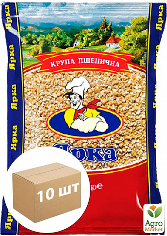 Крупа пшенична ТМ "Ярка" 1кг упаковка 10 шт