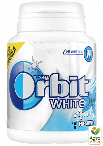 Резинка жевательная свежая мята white ТМ "Orbit" 64г упаковка 6 шт - фото 2