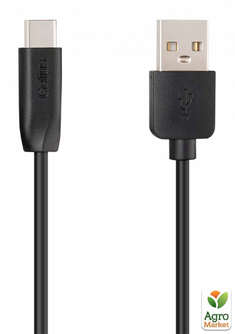Кабель USB Gelius One GP-UC119 (1m) Type-C Black - фото 2