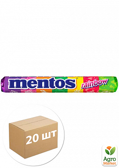 Жувальне драже (Райдуга) ТМ "Ментос" 37г упаковка 20шт1