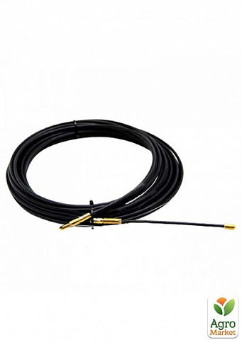 Протяжка кабелю d=4мм 5м Lemanso LMK206 чорна нейлонова (50006)