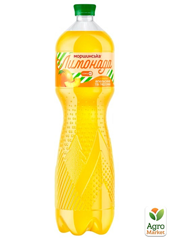 Напиток сокосодержащий Моршинская Лимонада со вкусом Апельсин-Персик 1.5 л (упаковка 6 шт) - фото 4