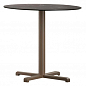 База стола Plus 48x48x73 см матовая серо-коричневая Papatya (5917)