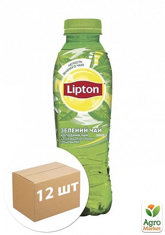 Зелений чай ТМ "Lipton" 0,5л упаковка 12шт