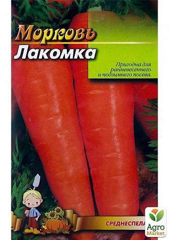 Морква "Лакомка" (Великий пакет) ТМ "Весна" 7г - фото 2