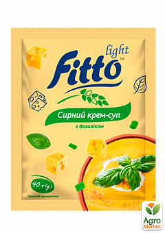 Крем-суп сирний з базиліком ТМ "Fitto light" саше 40г3