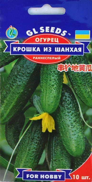 Огірок "Крихітка з шанхаю" ТМ "GL SEEDS" 10шт