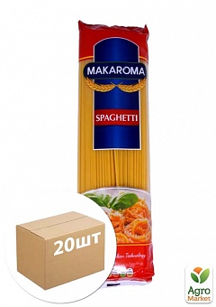 Макароны Spaghetti (Спагетти) 1.8мм ТМ"MAKAROMA" 500г упаковка 20шт2