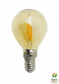 LM3800 Лампа декоративна "кулька" Lemanso LED 2W G45 E14 160LM 2200K 220-240V янтарний (558669)1
