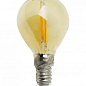 LM3800 Лампа декоративна "кулька" Lemanso LED 2W G45 E14 160LM 2200K 220-240V янтарний (558669)