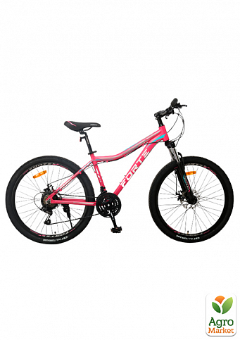Велосипед FORTE VESTA (женский) размер рамы 16" размер колес 26" розовый (117113) - фото 2