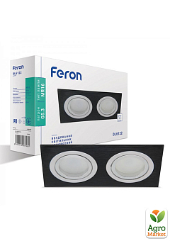 Встраиваемый светильник Feron DL6122 черный (01808)1