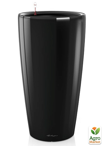 Розумний вазон з автополивом Lechuzа Rondo Premium 32, черный (15789)