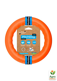 Кільце для апортування PitchDog20, діаметр 20 см, помаранчевий (62374)1