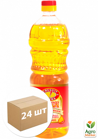 Олія соняшникова (нерафінована) ТМ "Чугуїв" 0,5л/450г упаковка 24 шт