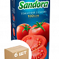 Сік томатний (з сіллю) ТМ "Sandora" 2л упаковка 6шт