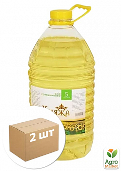 Олія соняшникова "ТМ Княжа" (рафінована) 5л упаковка 2шт15