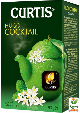 Чай Hugo Cocktail (пачка) ТМ "Curtis" 90г упаковка 12шт - фото 2