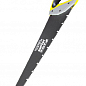 Ножовка столярная MASTERTOOL BLACK ALLIGATOR 450 мм 9TPI MAX CUT закаленный зуб 3D заточка тефлоновое покрытие 14-2445