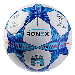 М'яч футбольний Ronex гібридний FN синій SKL83-2827302