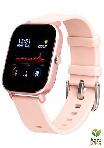 Smart Watch Gelius Pro (AMAZWATCH GT 2021) (IPX7) Pink