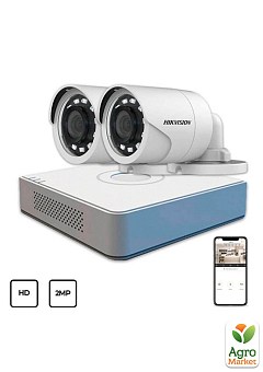 Комплект видеонаблюдения Hikvision HD KIT 2x2MP OUTDOOR2